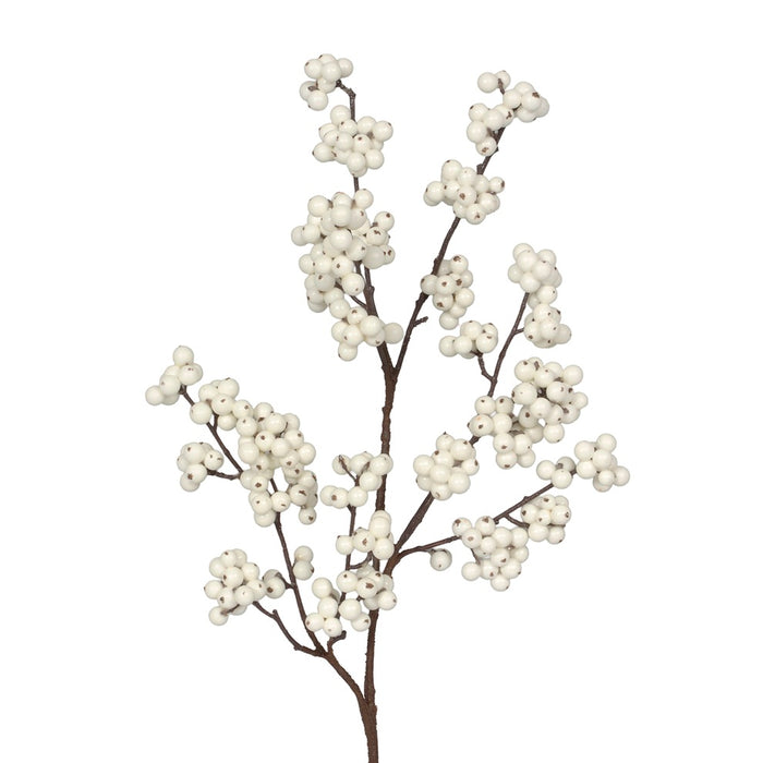 33" Styrofoam Berry Spray - Cream