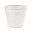 8 in White Bamboo Basket