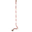 Wooden Snowflakes Bead Garland - Red/White
