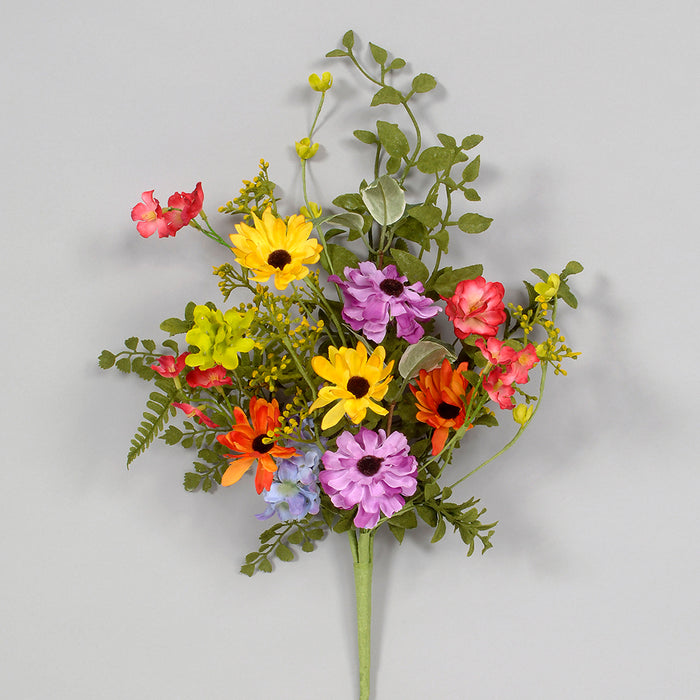 24" Mixed Wild Flower Bush - Multicolored