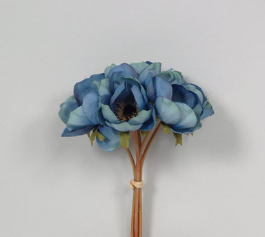 Small Anemone Bunch - Lapis Blue