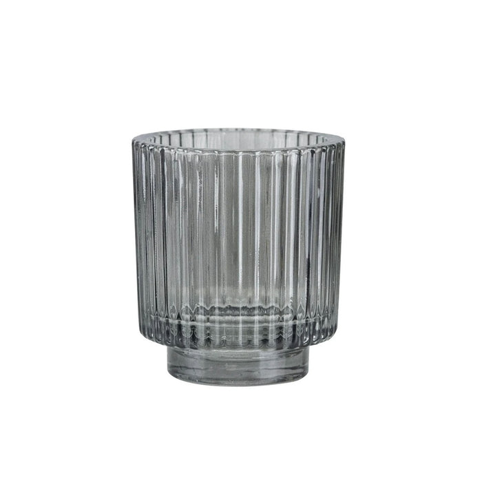 4 in Tea Light Candleholder - Smoke