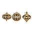 Holiday Trio Ornament - Gold