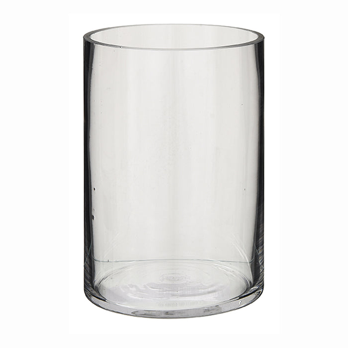 4" x 6"H Round Clear Glass Vase