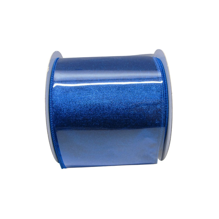 4 in Velvet Ribbon - Cobalt