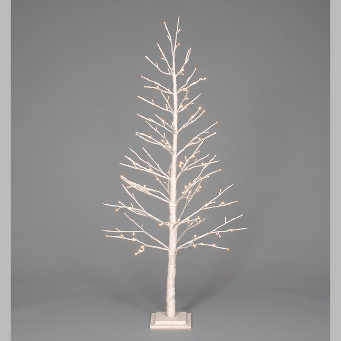 59" Paper Glittered LED Twig Tree