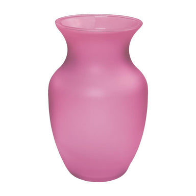 8" Rose Vase Matte Blush Rose