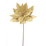 20 in Poinsettia Stem - Soft Gold