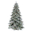 9 ft Iced Aspen Layered Tree