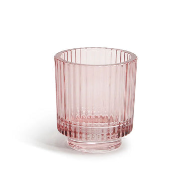 4 in Tea Light Candleholder - Pink