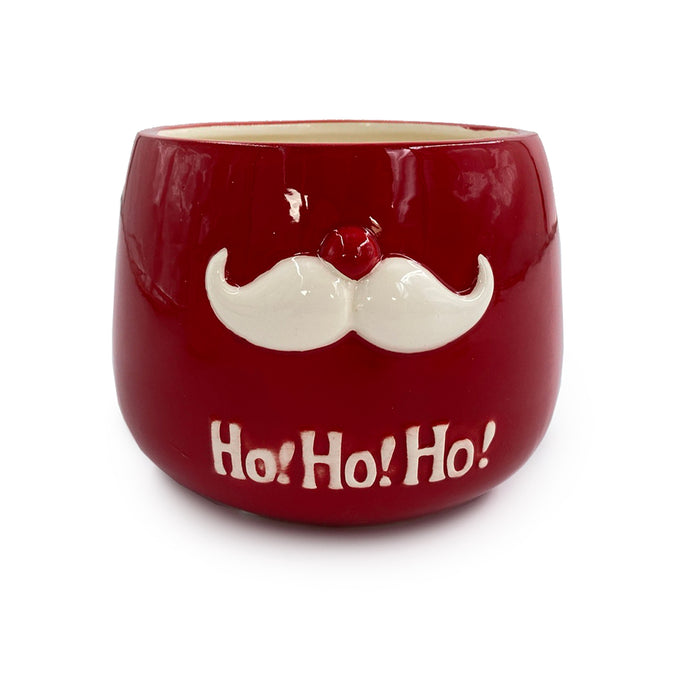 Ho Ho Ho Mustache Pot