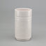 7 1/8" Round Vase w/Medallion Relief - White