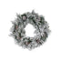 36" Mixed Snow Pine Wreath