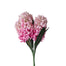 18 in Polyester Hyacinth Handwrapped Bush - Pink