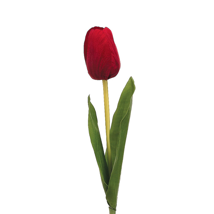 19.5" Tulip Spray - Red