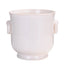 10" Creamware Cache Pot - Cream