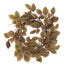 24" Holly Twig Wreath - Vintage Red/Green