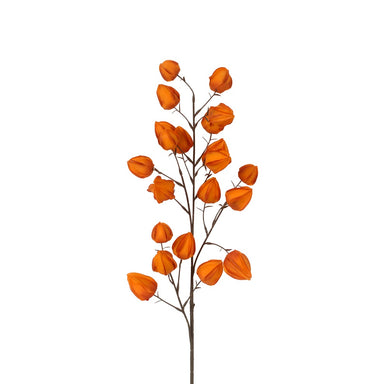 37 in Polyester Autumn Lantern Spray - Orange