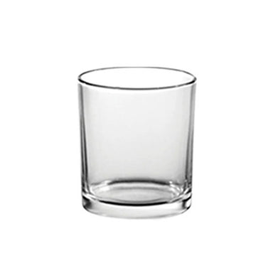 3.55 in Glass Candle Holder