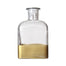 Bottle Vase 6.5 In X 3.5 In X 3.5 In Gold Clear