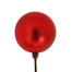 Matte Red Plastic Ball on Pick
