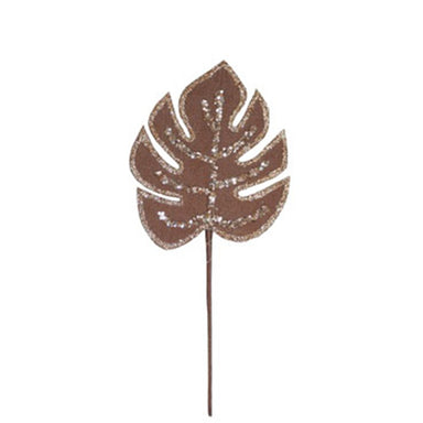 15.5 in Leaf Spray - Brown