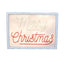10.75 in "Merry Christmas" Tabletop Light - Red/White/Green