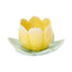 Little Flower Pot with Saucer - Yellow