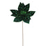 22 in Jewel Poinsettia Stem - Emerald
