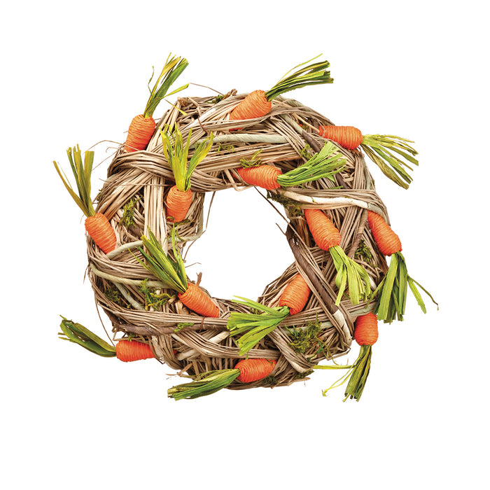 15" Carrot Wreath