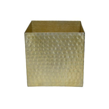 4" Aluminum Gold Cube