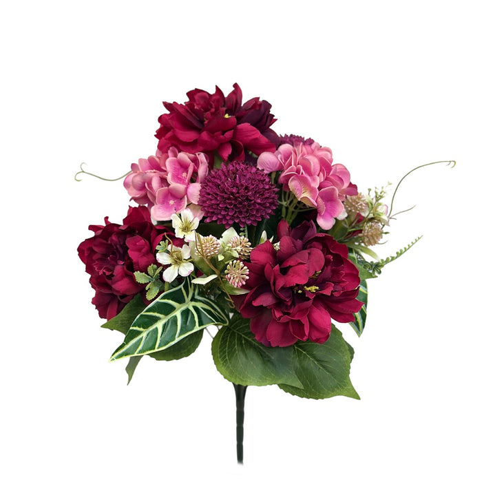 20 in Peony, Hydrangea, Dahlia Bush - Hot Pink