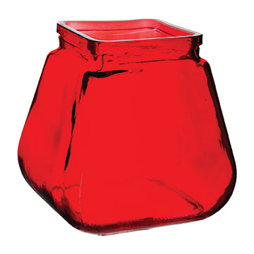 5 1/2" Rosie Posie Square - Ruby