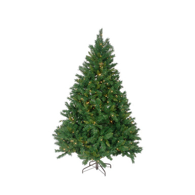 7 1/2 ft Vinyl Pre-Lit Sugar Pine Tree w/LED Warm White Lights