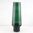 15.75" Smoked Vase - Green