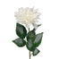 26" Polyester Frosted Dahlia - Cream