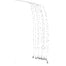 41" Glitter Branch w/Flower - Silver