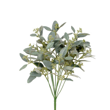 Polyester Seeded Eucalyptus Bush - Grey