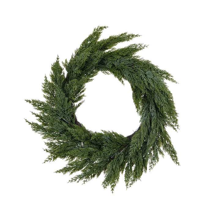 24 in Cypress Wreath - Green/Blue