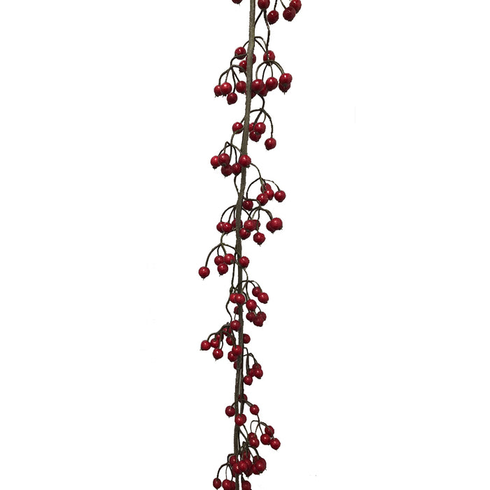 72 in Styro Berry Garland - Red