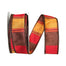 1 1/2 in Stripe Dupioni Dusk Wired Edge Ribbon - Multicolor