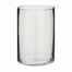 4" x 6"H Round Clear Glass Vase