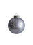 100Mm Designer Pet Ball Ornament - Matte Arctic Ice