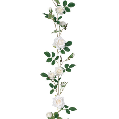 6' Rose Garland - Cream