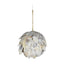 Snow Birch Ball Ornament - White/Natural