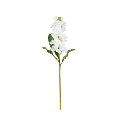 23 in Stock Flower - White