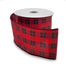 Plaid Ribbon - Red/Black