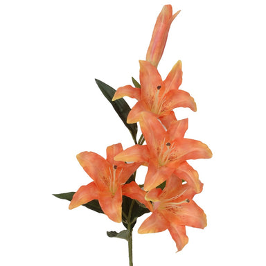 35 in Polyester Lily Spray