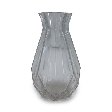 8 in Clear Glass Vase