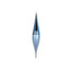 13 in Finial Ornament - Ice Blue